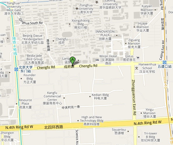 Map of Beijing D-22 Live Music Bar